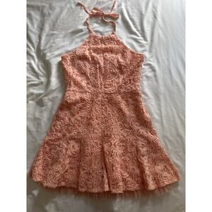 BCBG MaxAzria Pink Dress ASO Ariel Winter Wedding Guest Hoco Cocktail Coquette